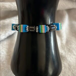 Colorful hematite Beaded Bracelet